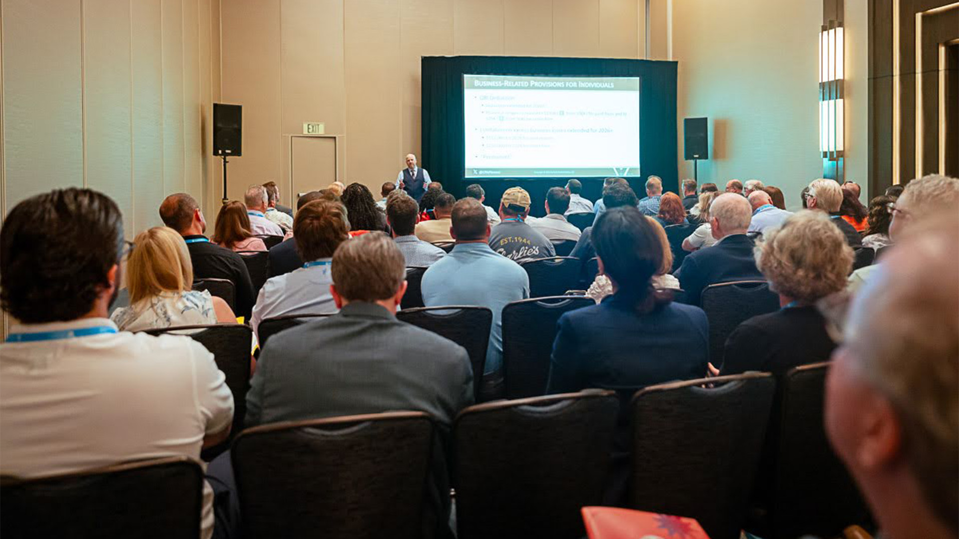 Financial professionals gather for one of the many intensive workshop sessions at Horizons 2026.