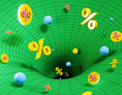 Graphic with numerical symbols
